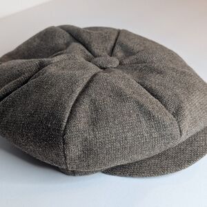 Classic Gray Women's Newsboy Cap